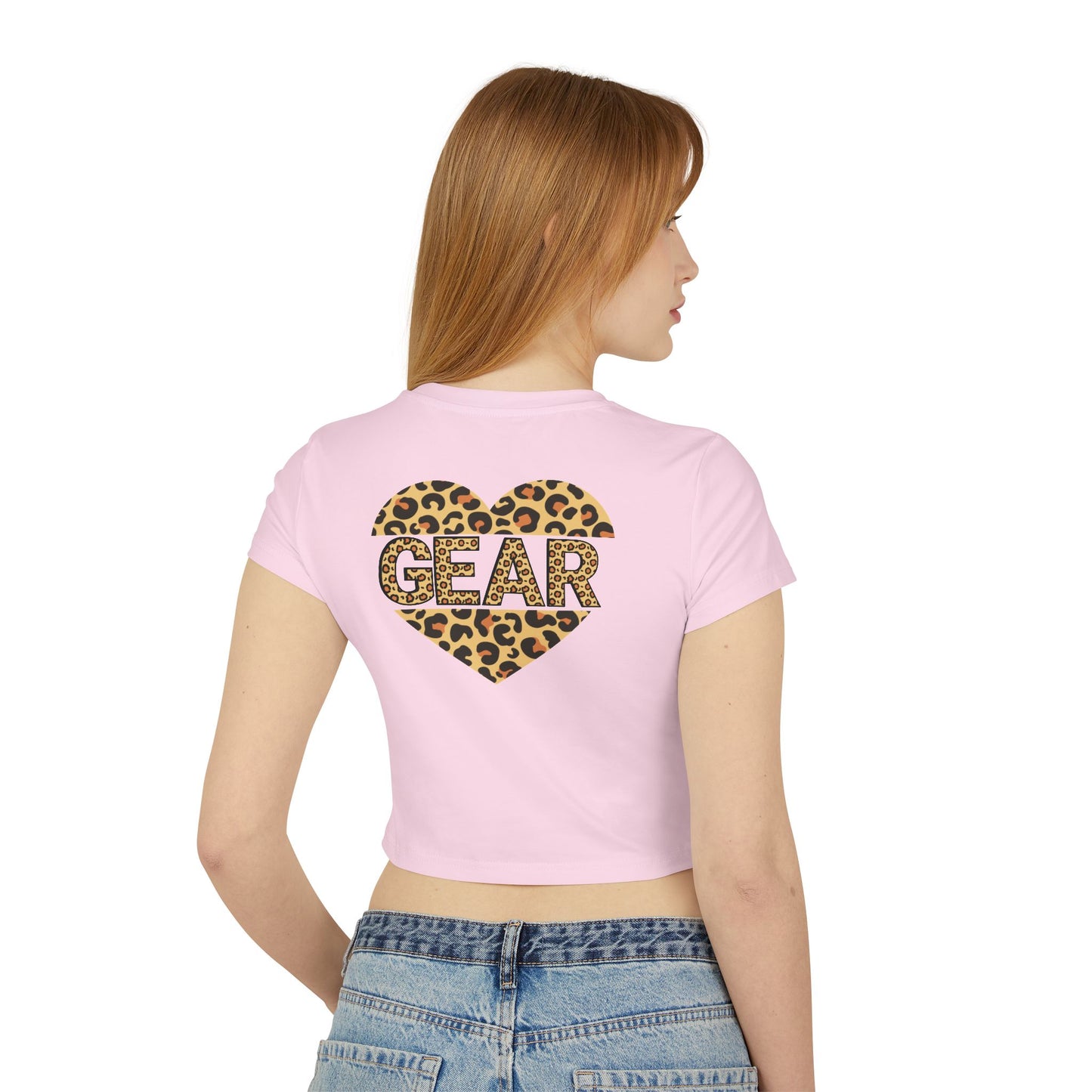 Leopard Print Love Graphic Baby Tee