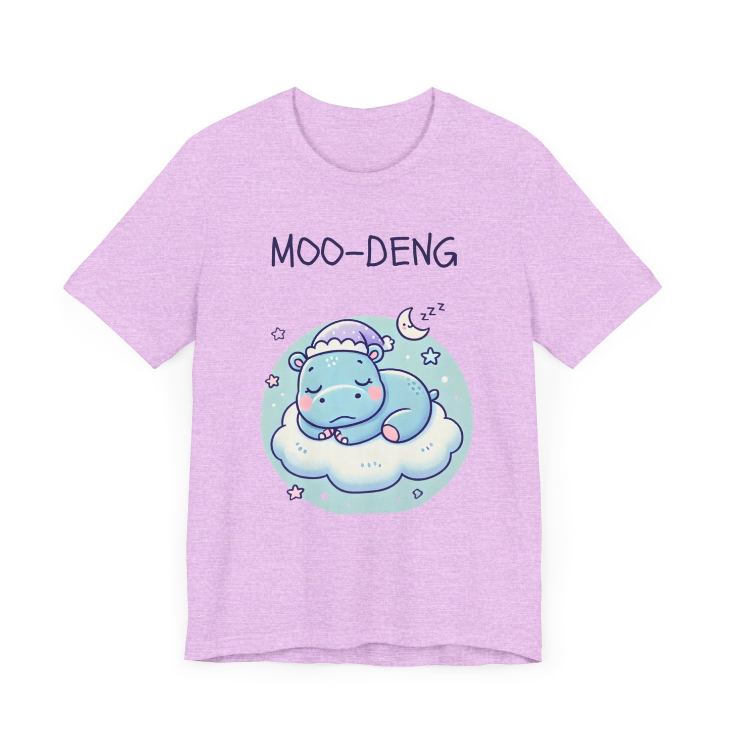 Moo-Deng Baby Hippo T-shirt, Adorable Gift for Her, Cute Animal Lover Tee