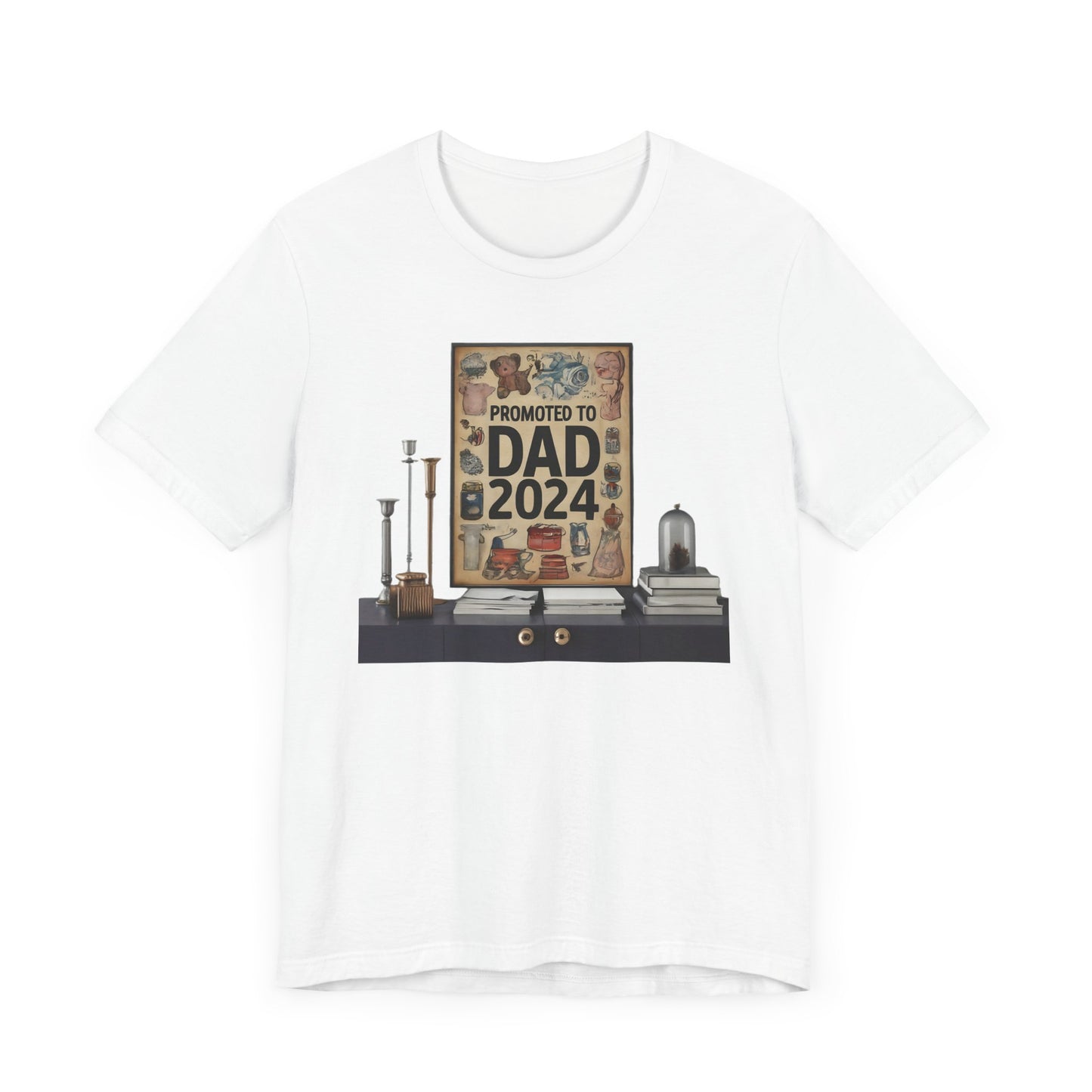 Promoted to Dad 2024 T-Shirt | Celebrate Fatherhood with Style