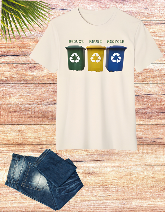 Reduce, Reuse, Recycle: Eco-Friendly Organic Cotton Tee