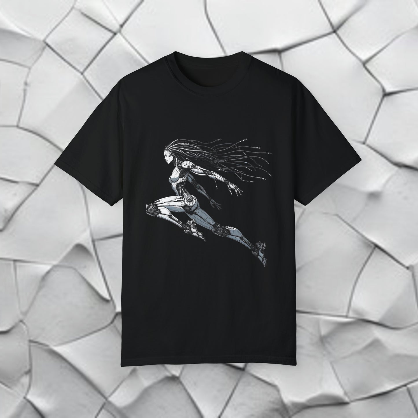 Robotic Revolution Tee - Futuristic Cyborg Fashion