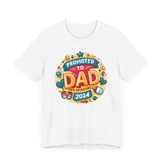 Promoted to Dad 2024 T-Shirt | Celebrate Fatherhood with Style