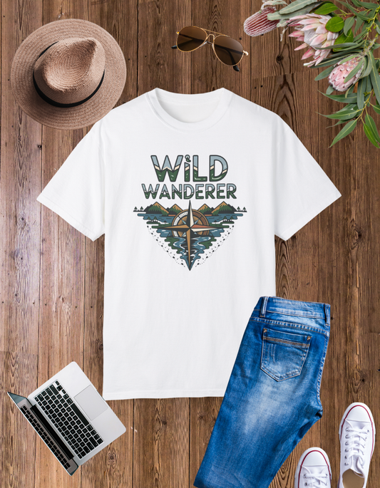 Wild Wanderer Unisex Garment-Dyed T-Shirt for Adventure Lovers