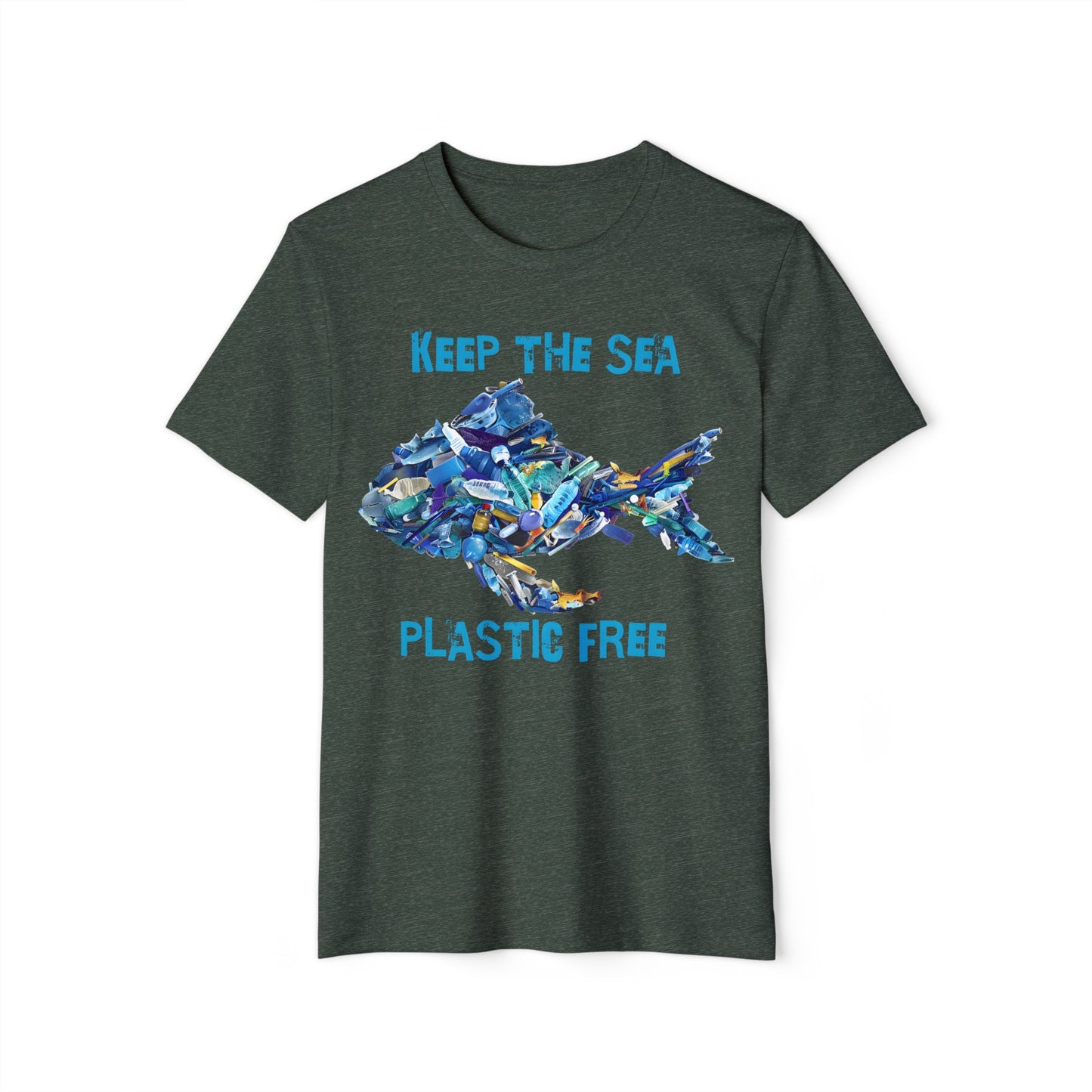 Keep the Sea Plastic Free: Eco-Friendly Organic Cotton Tee