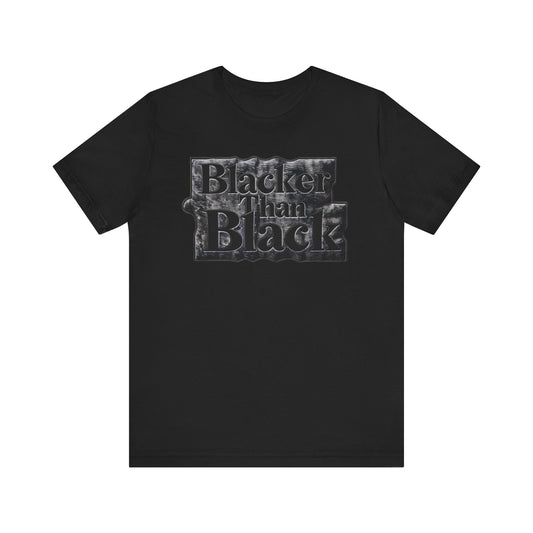 Noir Velvet Tee - 'Blacker Than Black' Bold Statement