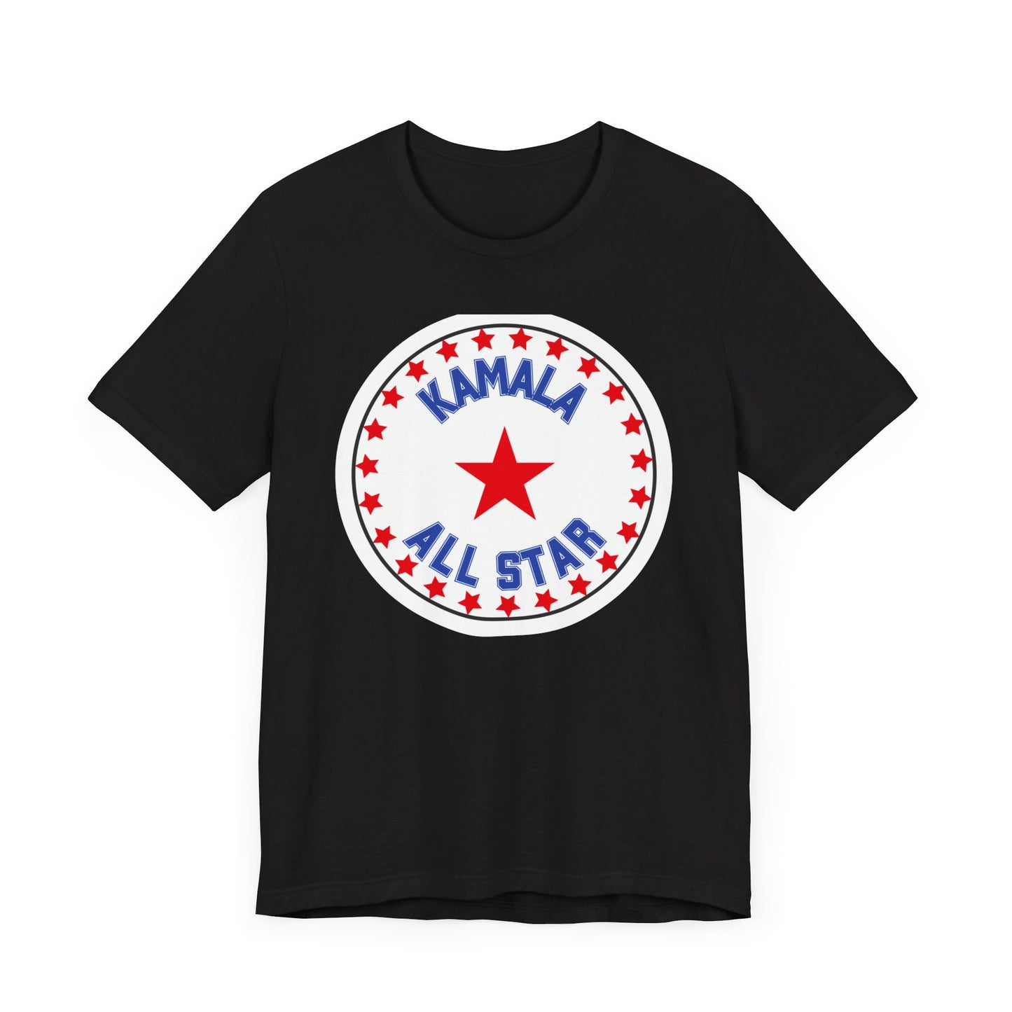 Kamala Harris 'All Star' Patriotic T-Shirt - Bold Front and Back Design