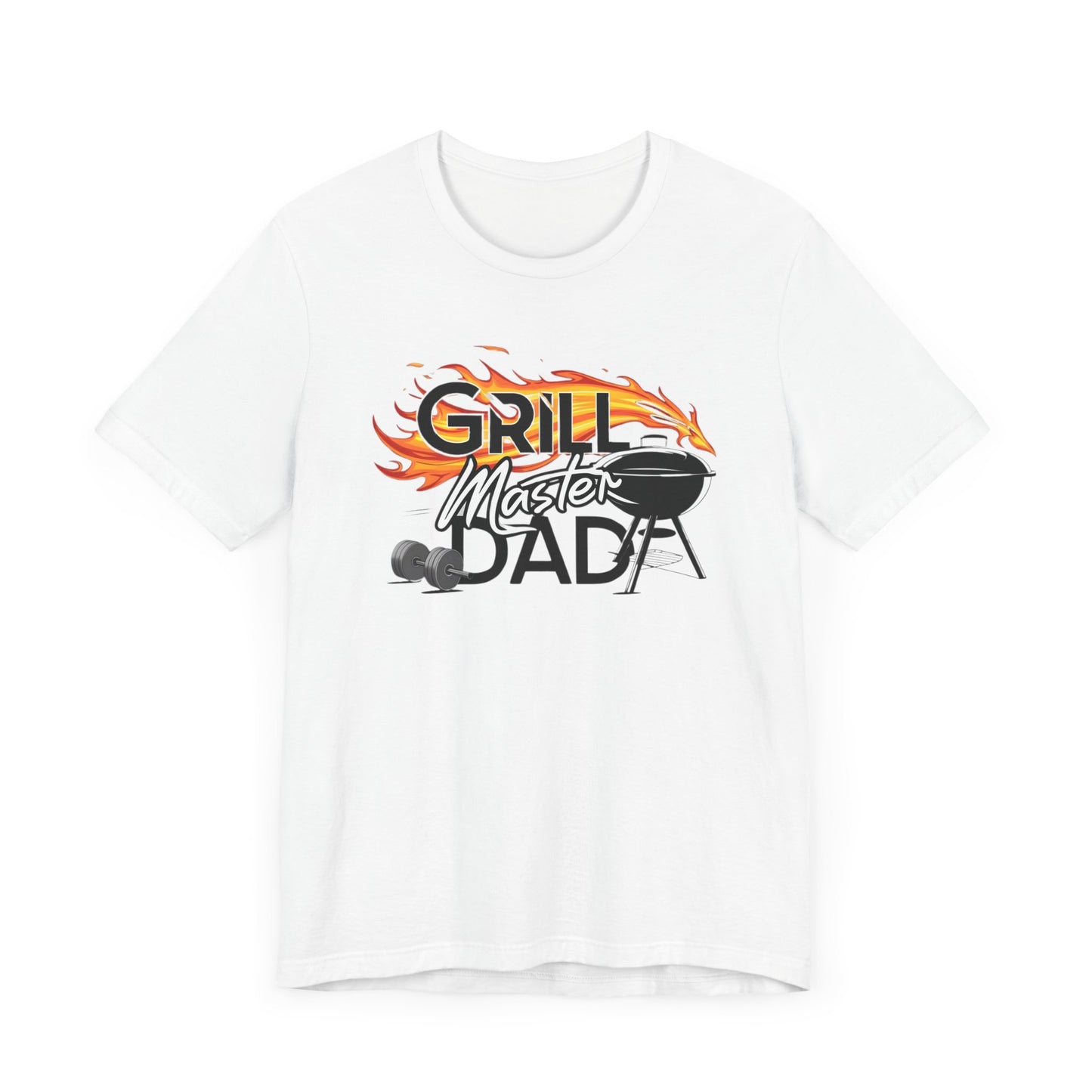 Grill Master Dad t-shirt with a vibrant design, perfect for dads who love to grill.