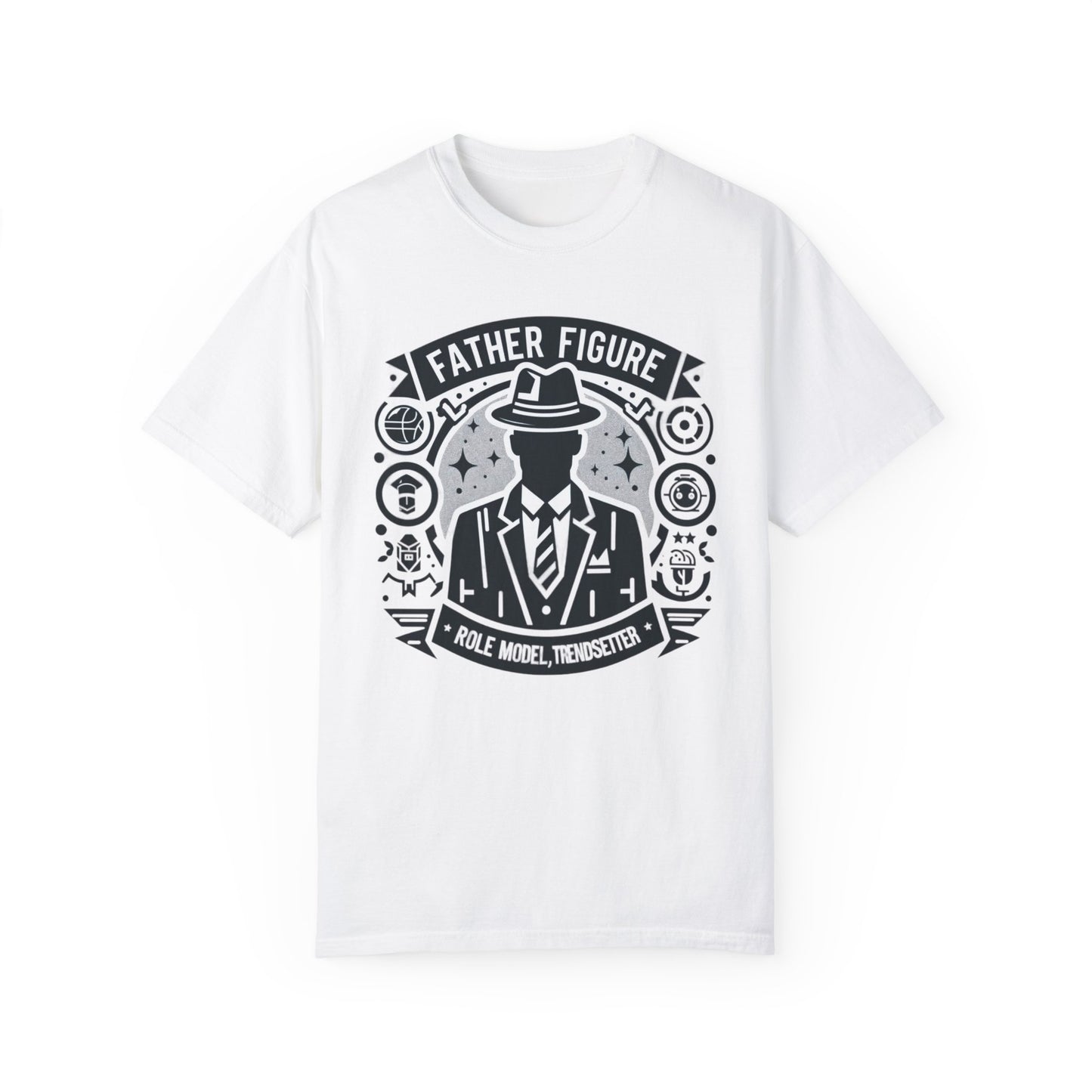 Father Figure graphic tee - role model & trendsetter, unique Father's Day gift