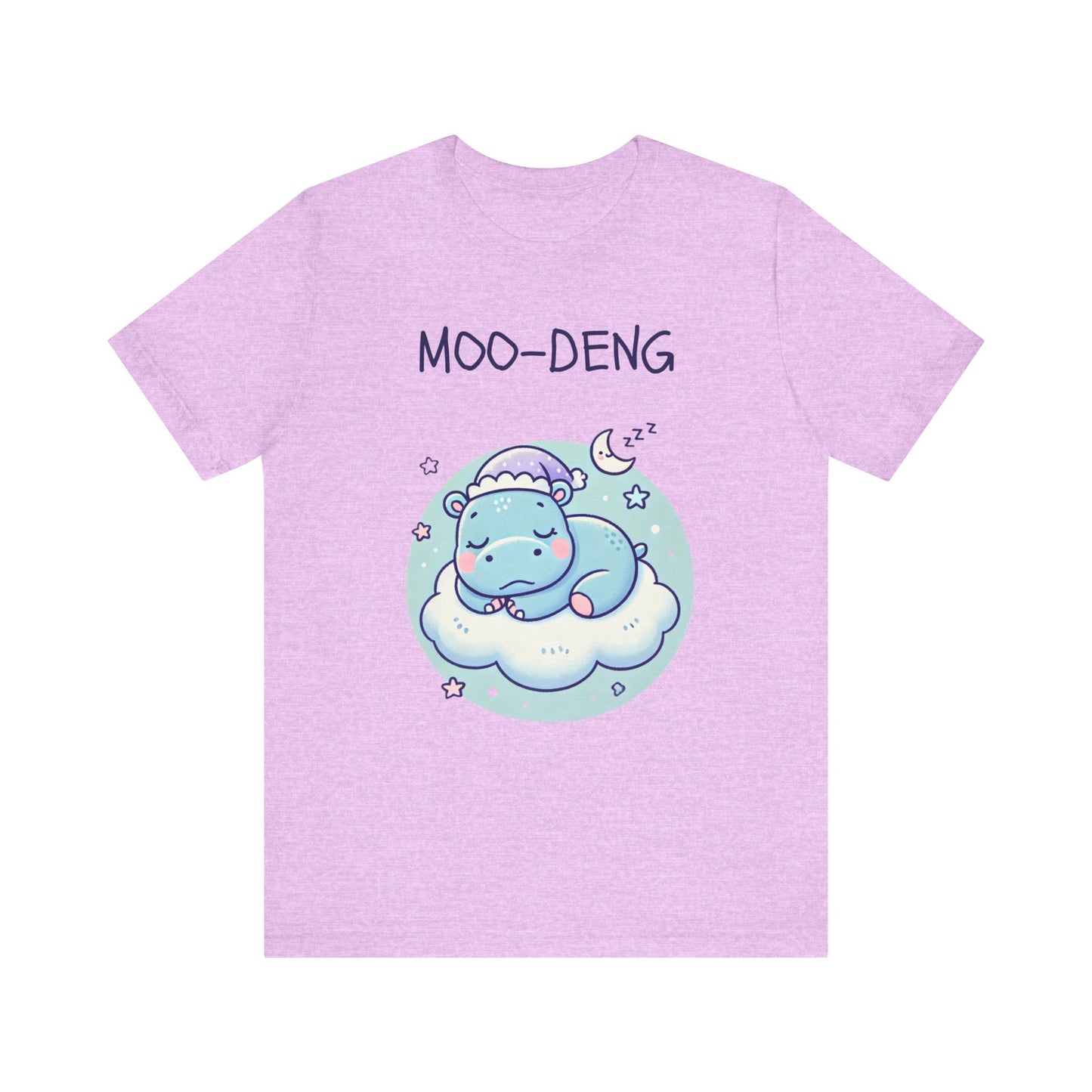 Moo-Deng Baby Hippo T-shirt, Adorable Gift for Her, Cute Animal Lover Tee