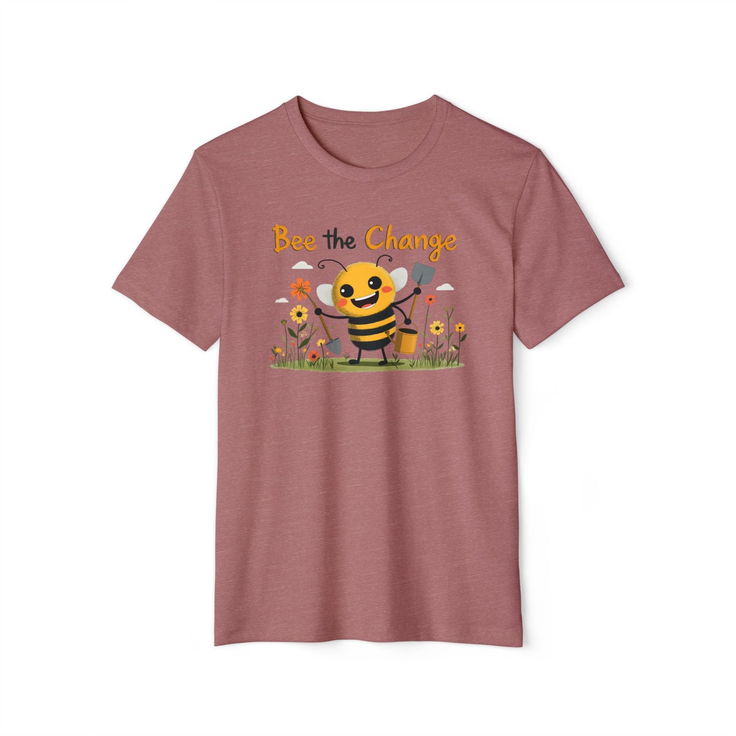 Bee the Change Unisex Organic T-Shirt - Eco-Friendly Fun Wear