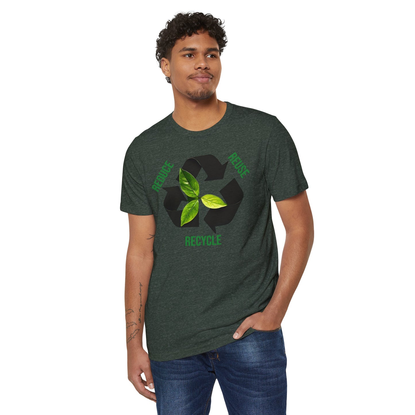 Reduce, Reuse, Recycle: Eco-Friendly Organic Cotton Tee