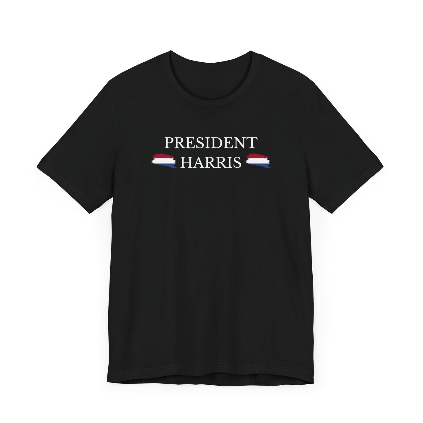 Kamala Harris 'President Harris' Patriotic T-Shirt - Empowering Front and Back Design