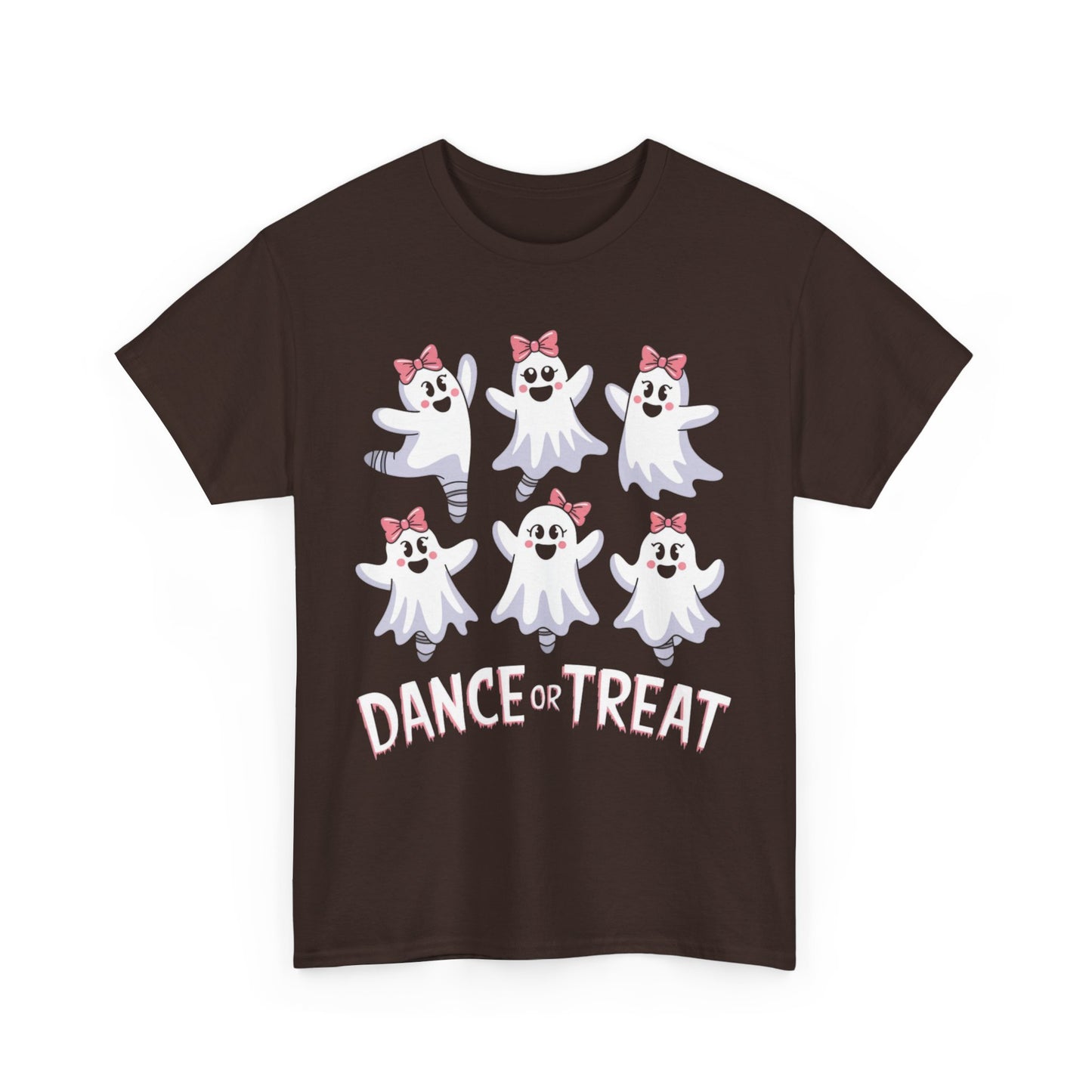 Dance or Treat Ballerina Ghost Shirt - Cute Halloween Dance Lover Gift