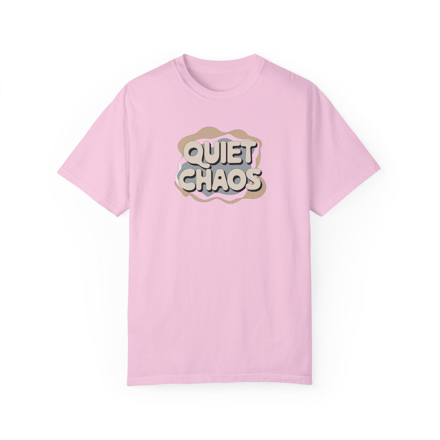 Unisex Garment-Dyed T-Shirt - 'Quiet Chaos' Design for Relaxed Vibes