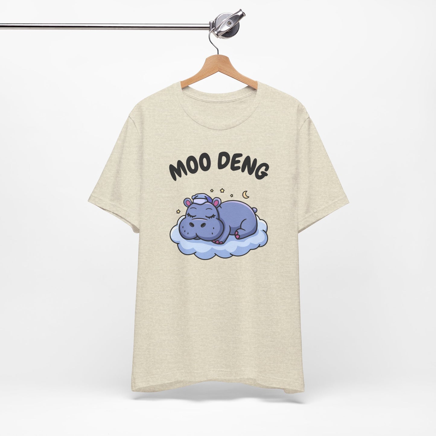 Funny Hippo Moo-Deng T-shirt, Quirky Animal Lover Gift for Her