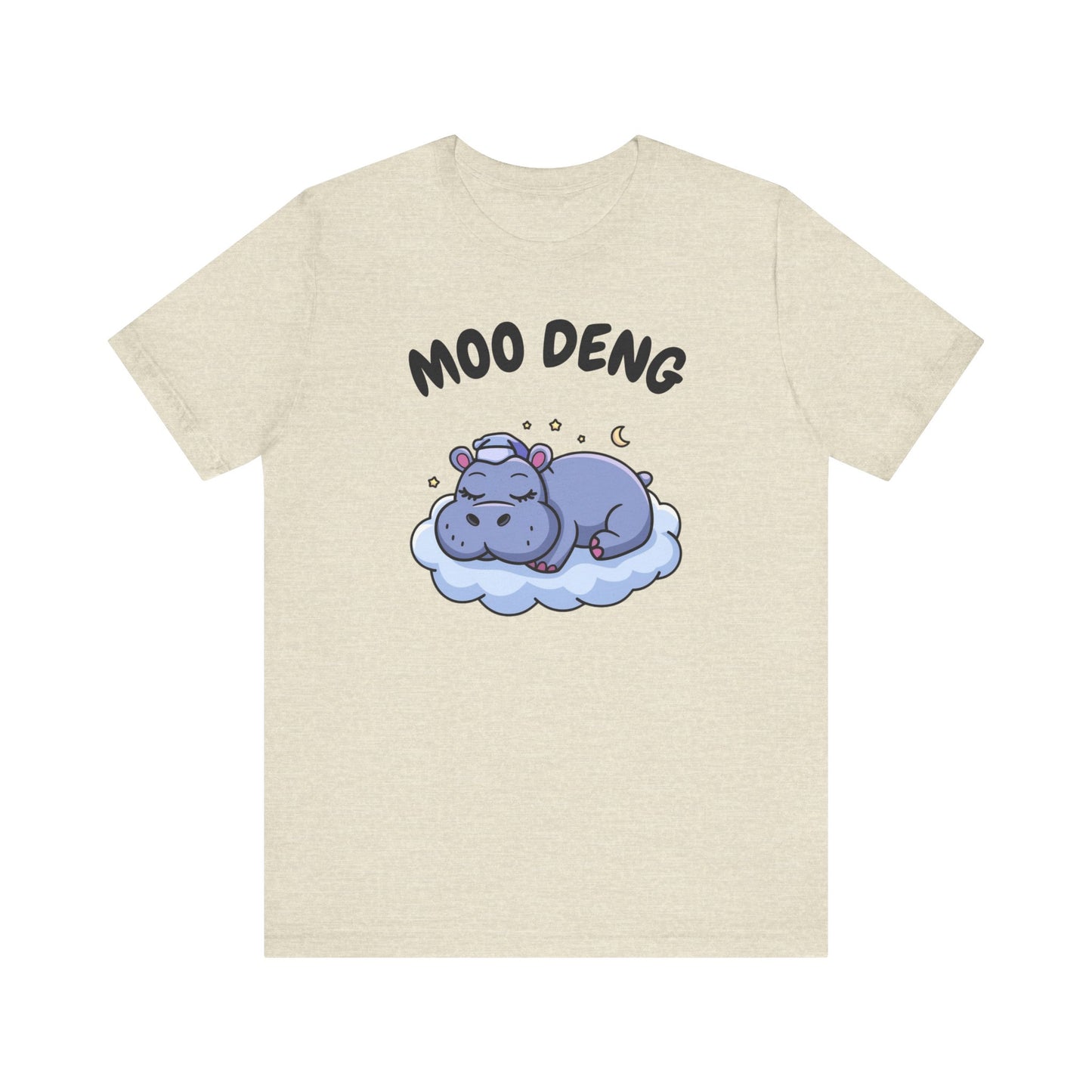 Funny Hippo Moo-Deng T-shirt, Quirky Animal Lover Gift for Her