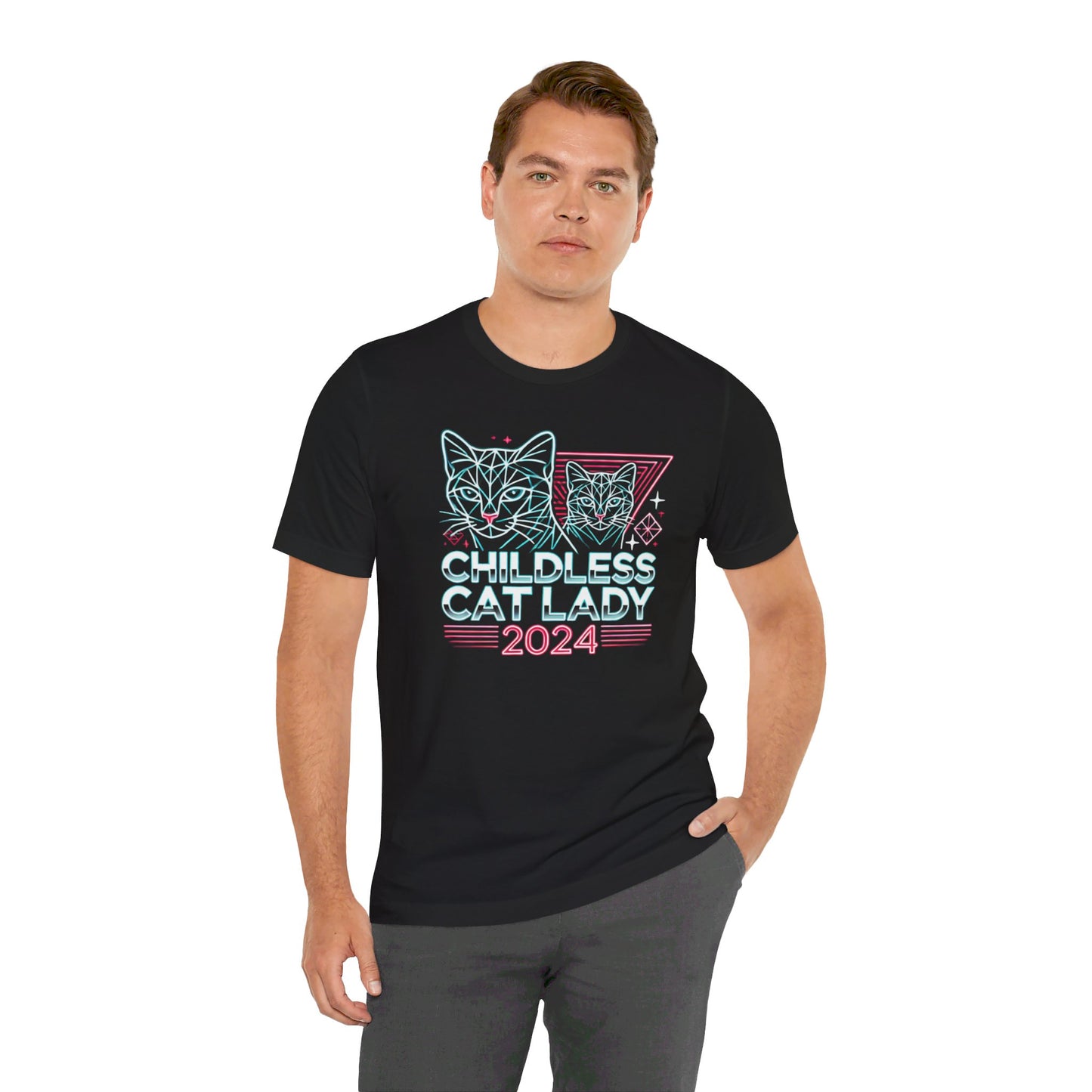 Childless Cat Lady 2024 T-Shirt Collection | Funny Political and Cat Lover Tees for Election Day Humor