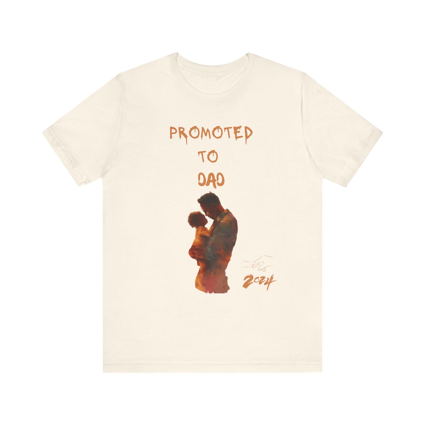 Promoted to Dad 2024 T-Shirt - Perfect Gift for New Dads and Expecting Fathers!