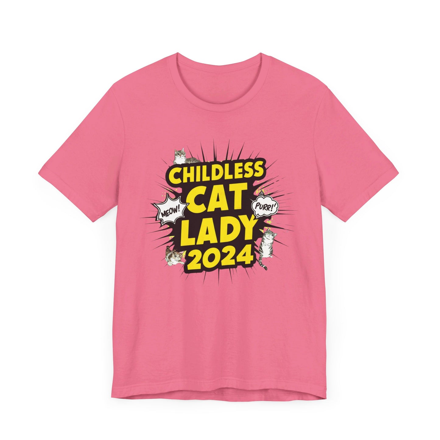 Childless Cat Lady 2024 T-Shirt Collection | Funny Political and Cat Lover Tees for Election Day Humor