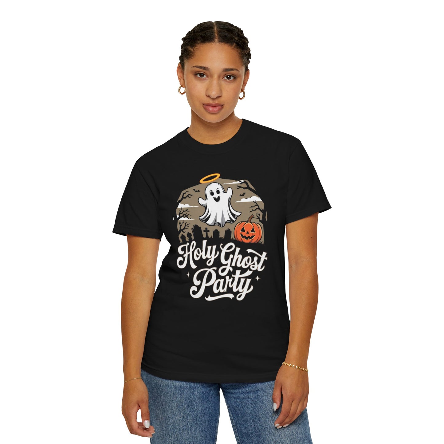 Halloween Party Tee Holy Ghost Christian Shirt