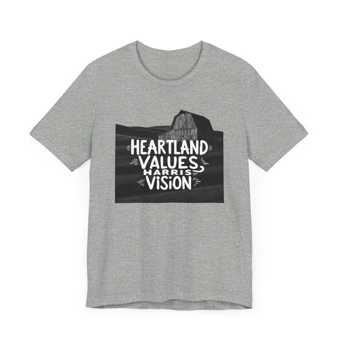 Kamala Harris 'Heartland Values, Harris Vision' T-Shirt - Uniting America