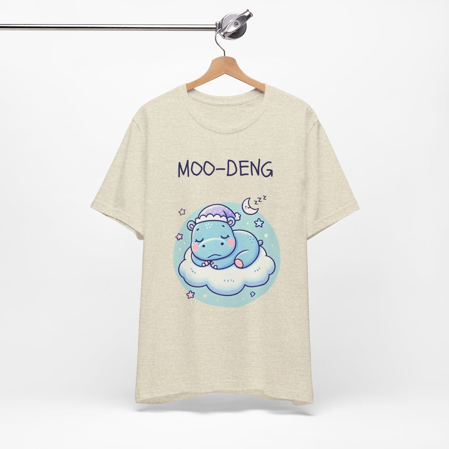 Moo-Deng Baby Hippo T-shirt, Adorable Gift for Her, Cute Animal Lover Tee