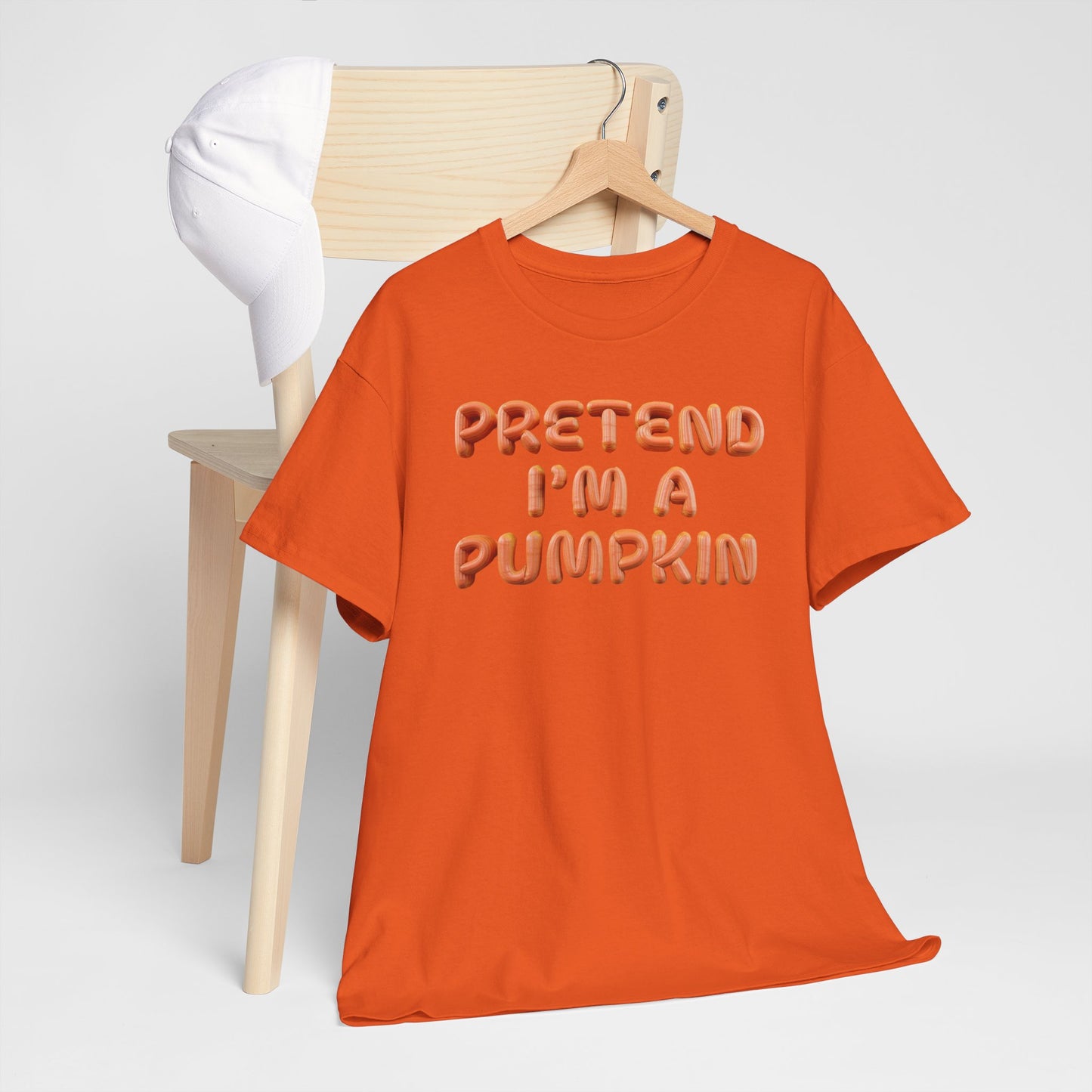 Pretend I'm a Pumpkin Halloween Shirt, Funny Pumpkin Design