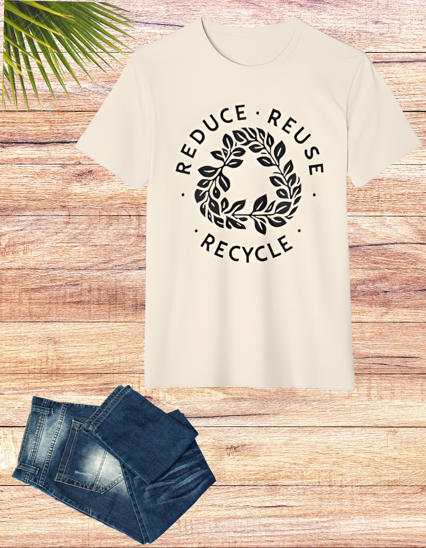 Reduce, Reuse, Recycle: Eco-Friendly Organic Cotton Tee