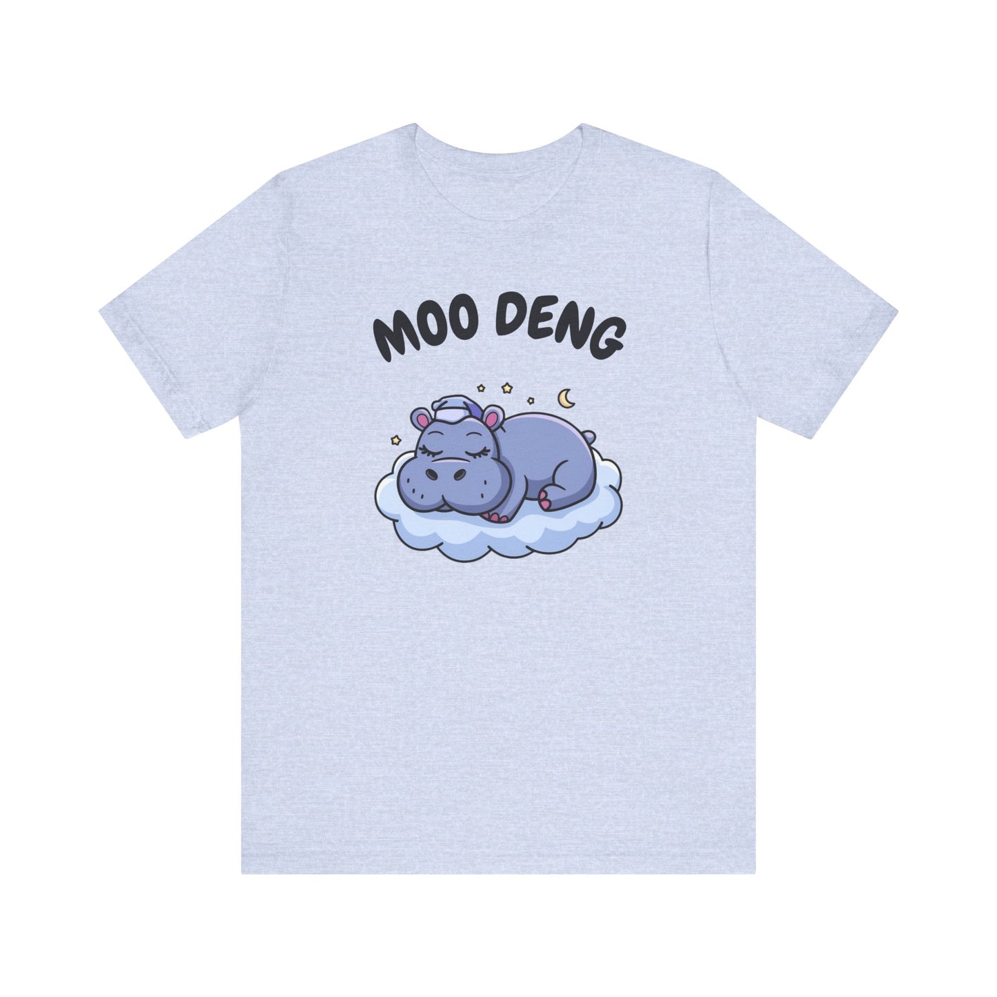 Funny Hippo Moo-Deng T-shirt, Quirky Animal Lover Gift for Her