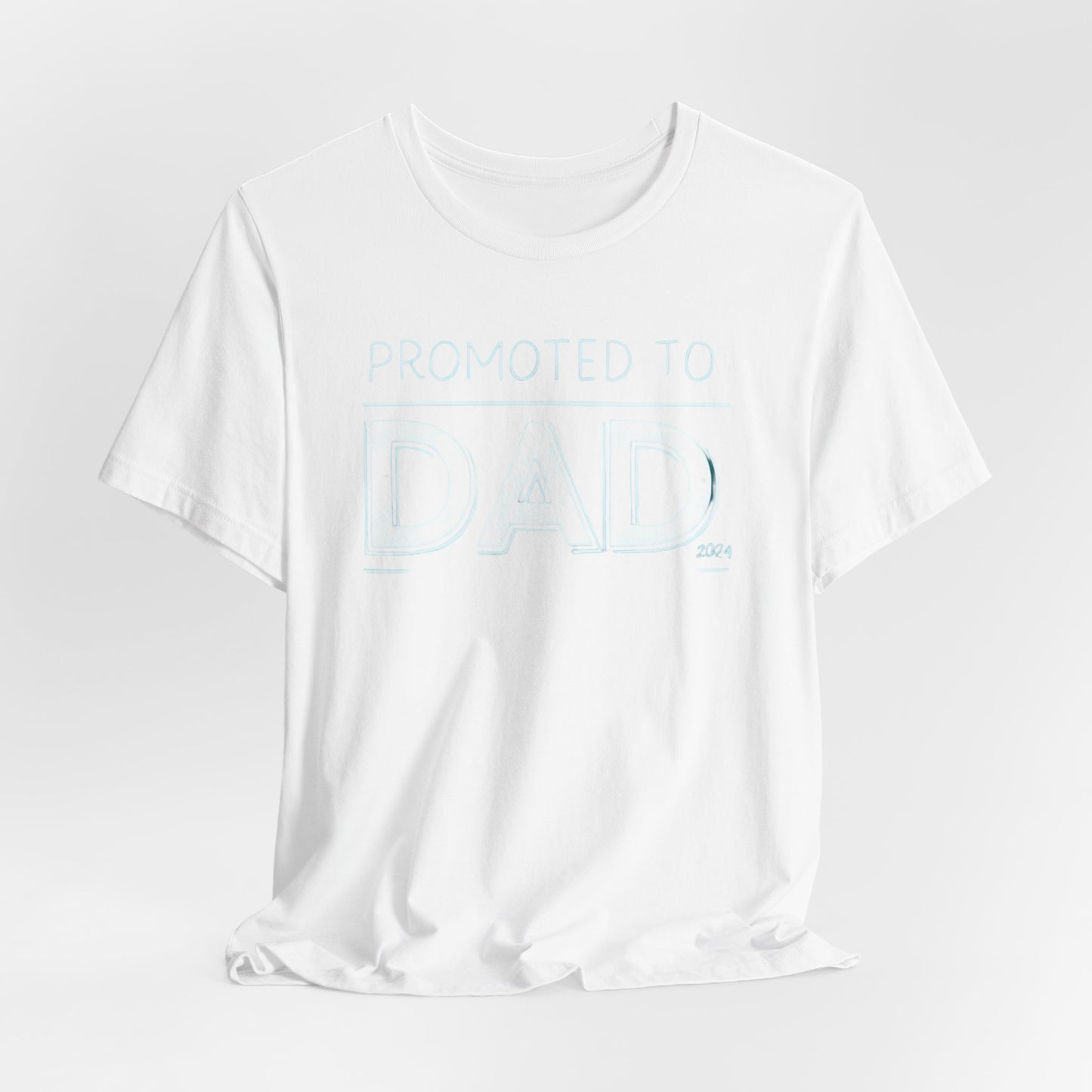 Promoted to Dad 2024 T-Shirt | Celebrate Fatherhood with Style