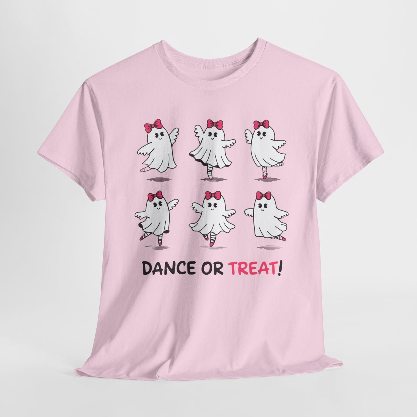 Dance or Treat Ballerina Ghost Shirt - Cute Halloween Dance Lover Gift