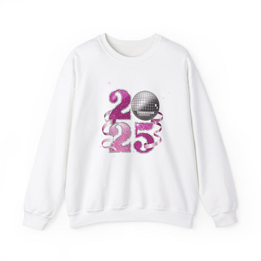 2025 Glitter Disco Unisex Crewneck Sweatshirt