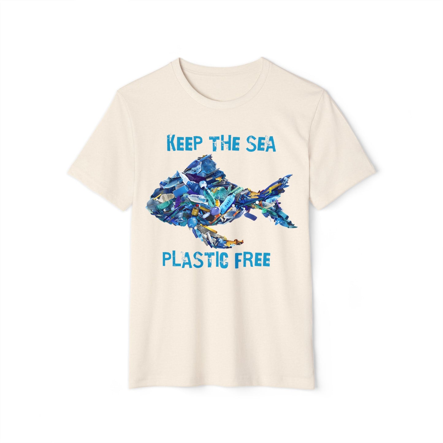 Keep the Sea Plastic Free: Eco-Friendly Organic Cotton Tee