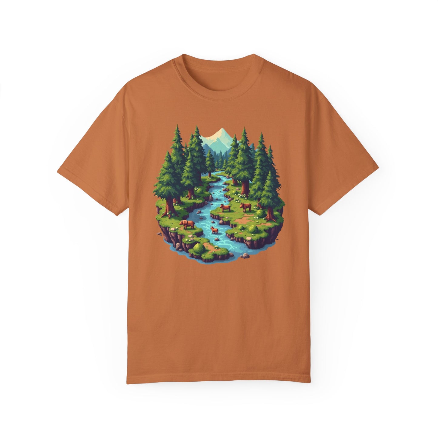 Nature Retreat Unisex Garment-Dyed T-shirt - Outdoor Adventure Design