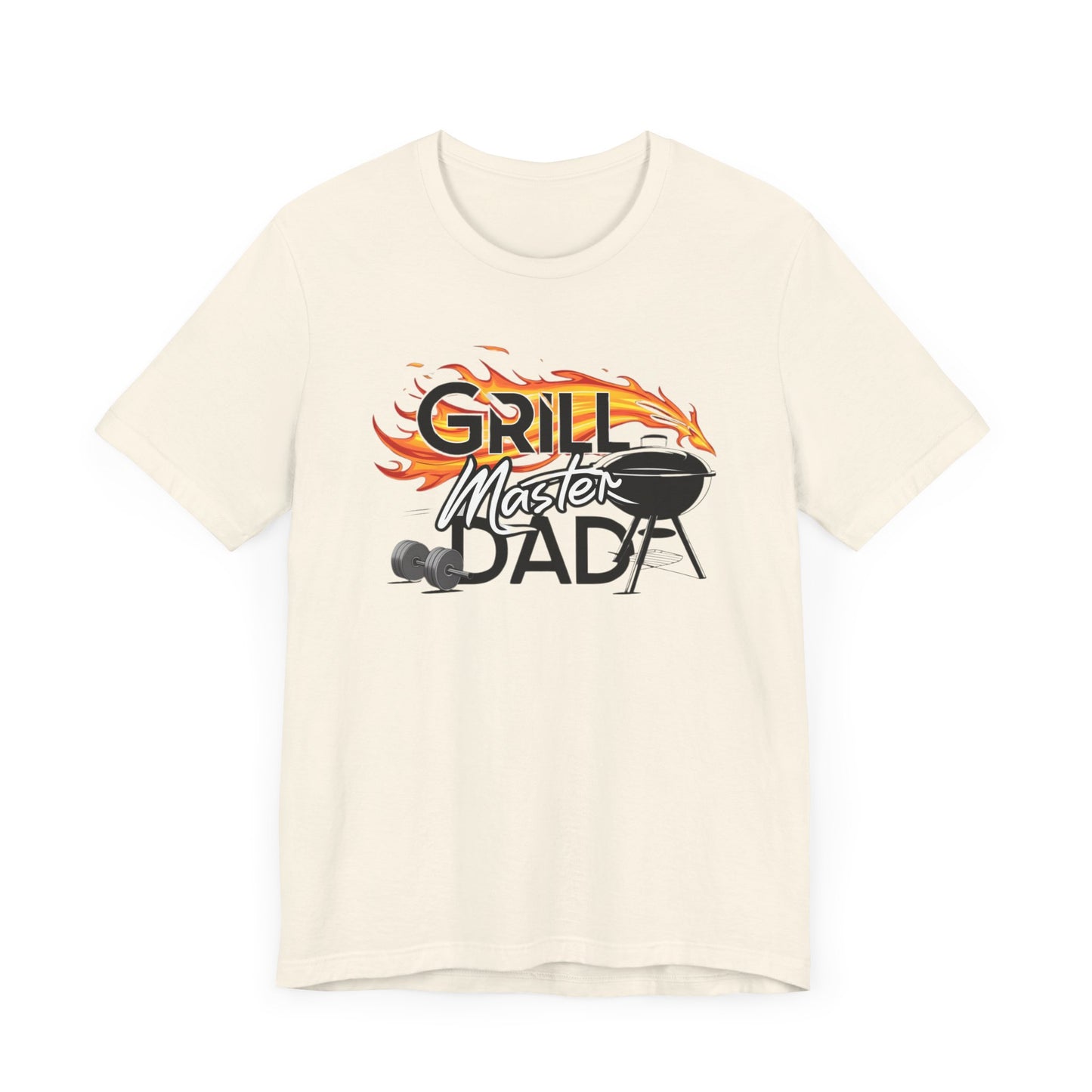 Grill Master Dad t-shirt with a vibrant design, perfect for dads who love to grill.