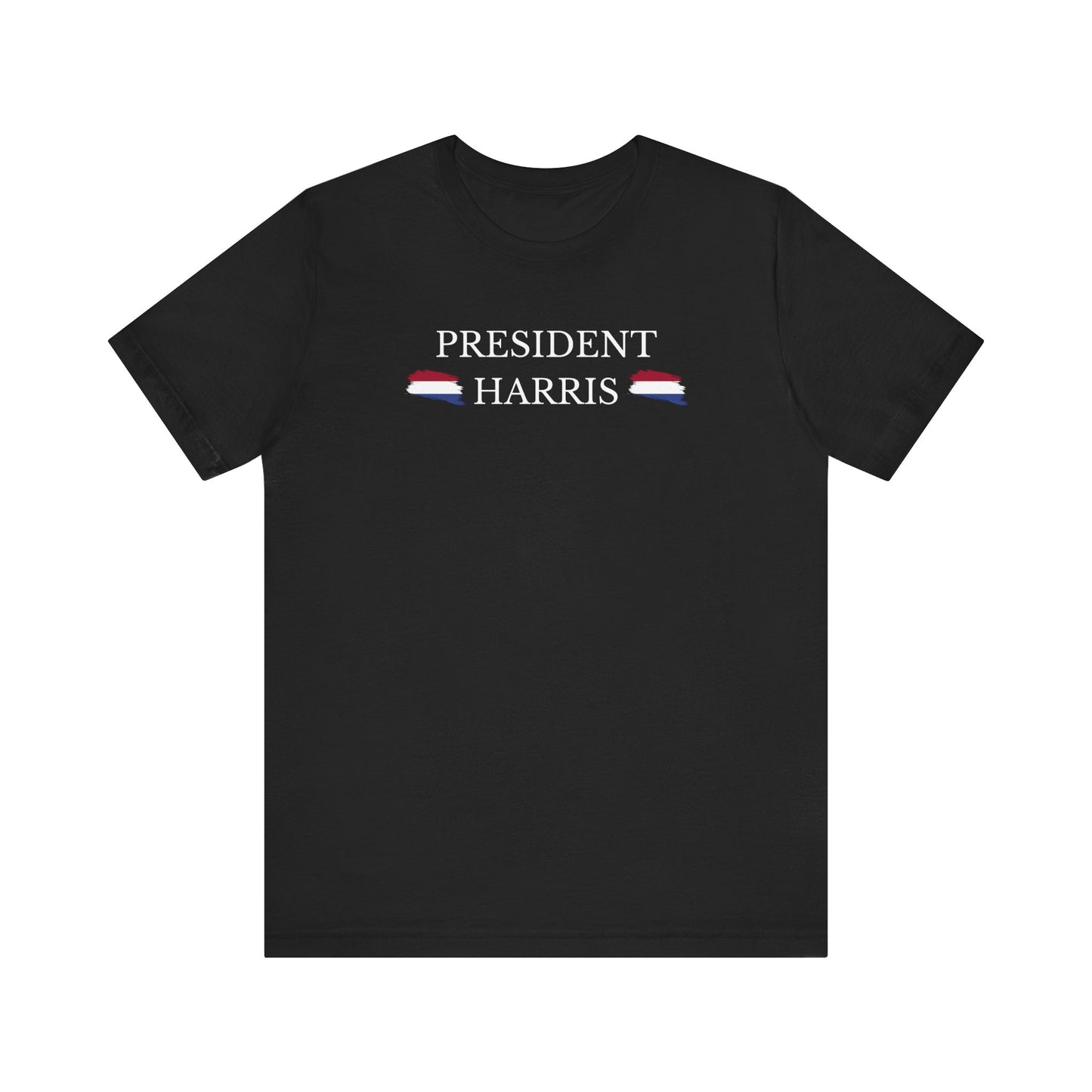 Kamala Harris 'President Harris' Patriotic T-Shirt - Empowering Front and Back Design