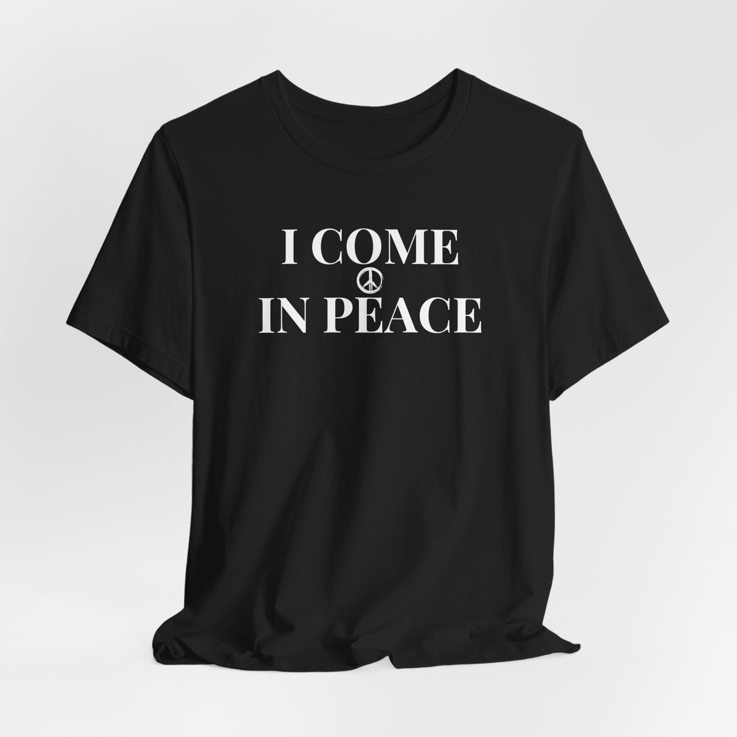 Couples Funny T-Shirts, "I Come in Peace" & "I'm Peace"