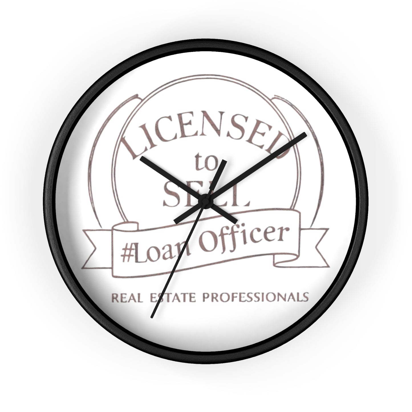 Time to Close Deals, Licensed to Sell Loan Officer Wall Clock