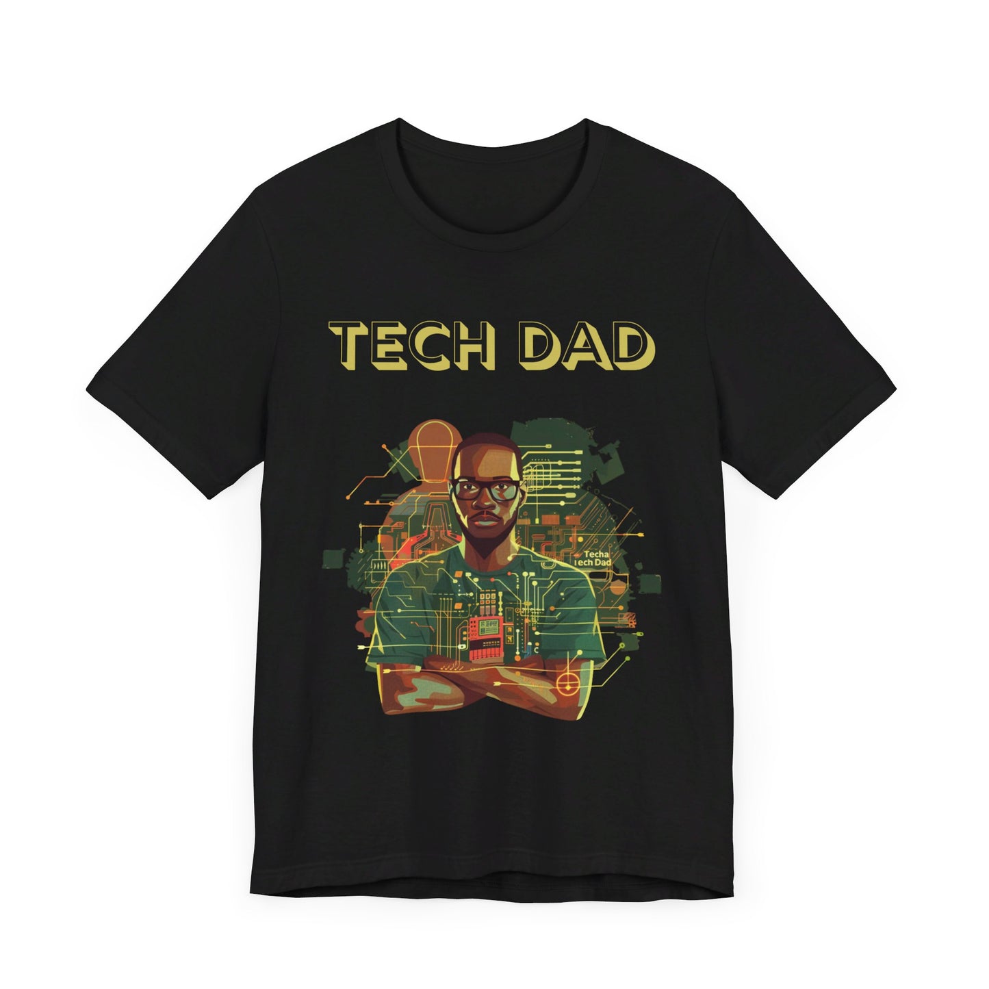 Tech Dad: The Ultimate Circuit Board Tee - Perfect Gift for the Techie Dad!