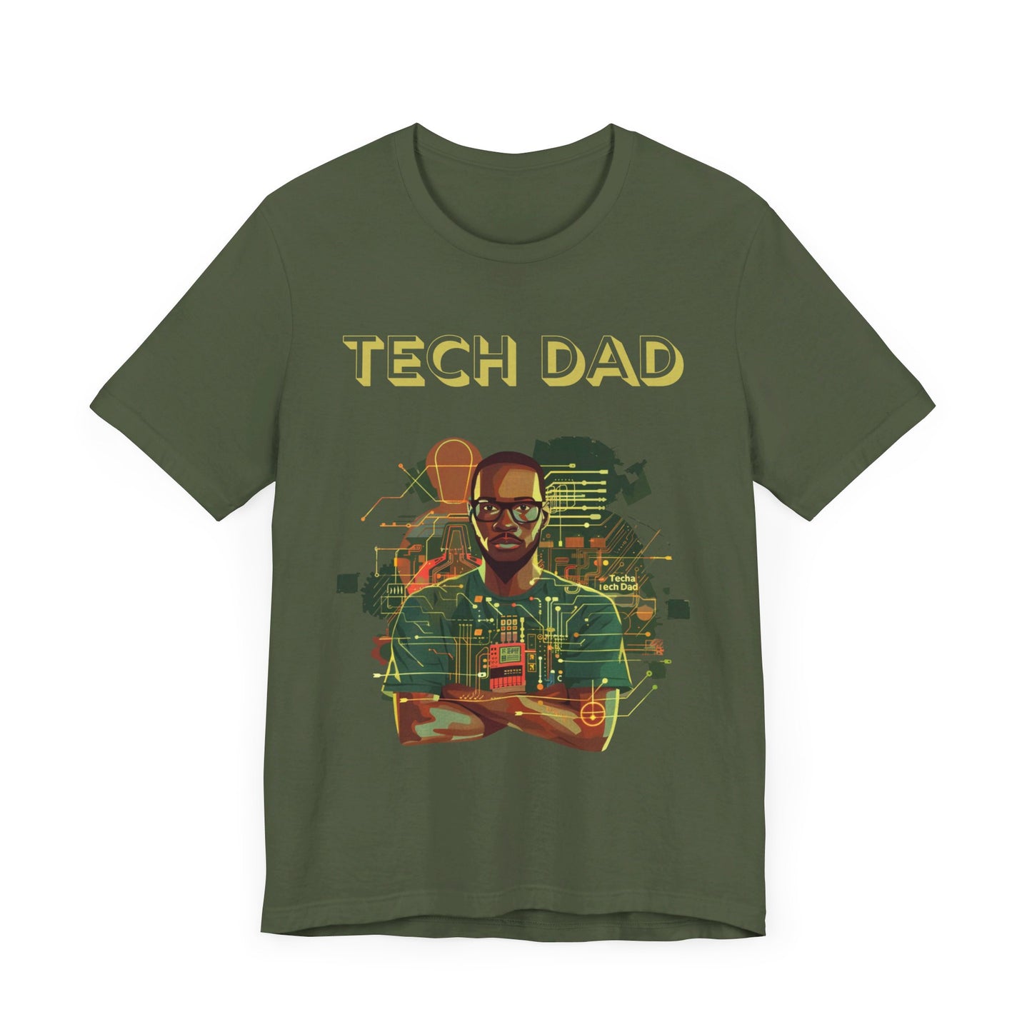 Tech Dad: The Ultimate Circuit Board Tee - Perfect Gift for the Techie Dad!