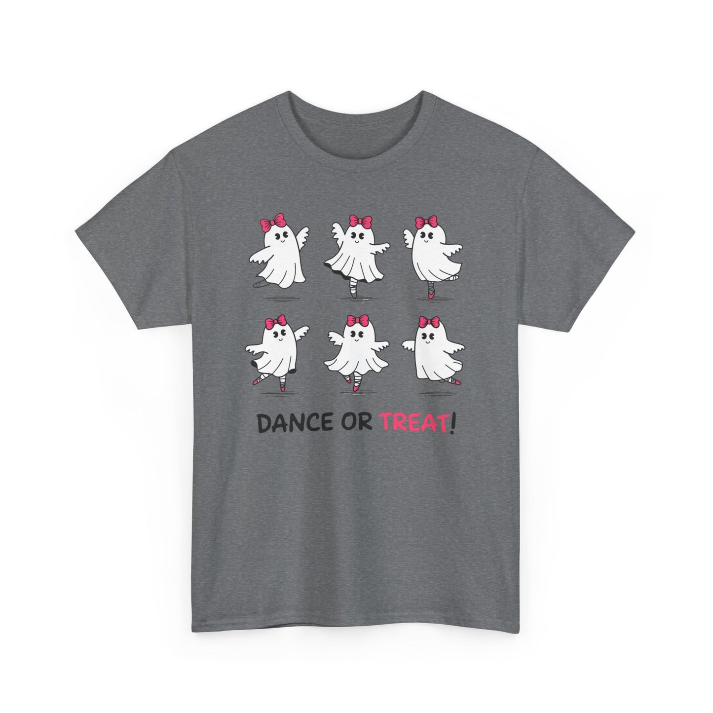 Dance or Treat Ballerina Ghost Shirt - Cute Halloween Dance Lover Gift