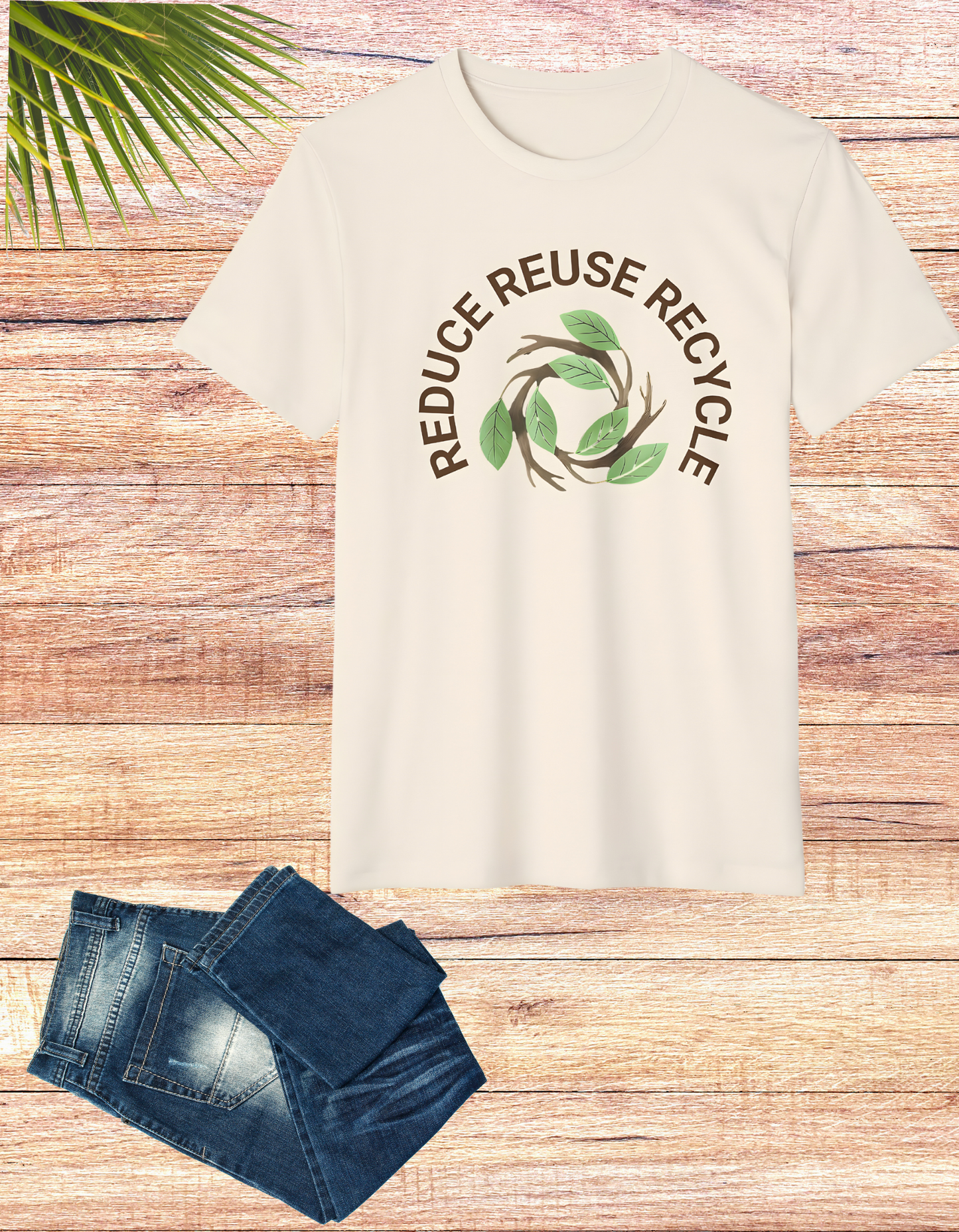 Reduce, Reuse, Recycle: Eco-Friendly Organic Cotton Tee